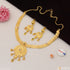 Finely Detailed Beautiful Design Gold Plated Necklace Set for Women - Style A486