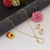 1 Gram Gold Plated Magnificent Design Necklace Set for Ladies - Style A547
