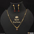 1 Gram Gold Plated Glittering Design Necklace Set for Ladies - Style A561