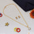1 Gram Gold Plated Magnificent Design Necklace Set for Ladies - Style A564