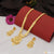 Chic Design Dazzling Design Gold Plated Necklace Set for Ladies - Style A588