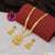 Glamorous Design Chic Design Gold Plated Necklace Set for Ladies - Style A589
