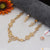 New Style with Diamond Fancy Design Gold Plated Necklace Set for Lady - Style A617