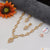 Unique Design with Diamond Designer Gold Plated Necklace Set for Lady - Style A620