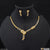 Casual Design with Diamond Designer Gold Plated Necklace Set for Lady - Style A623