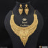 Dazzling Design Fancy Design Gold Plated Necklace Set for Women - Style A634