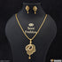 Designer with Diamond Cool Design Gold Plated Necklace Set for Lady - Style A637