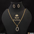 Designer with Diamond Cool Design Gold Plated Necklace Set for Lady - Style A654