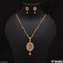 Fish with Diamond Glamorous Design Golden Color Necklace Set for Lady - Style LNSA102