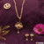 Lovely Design with Diamond Golden Color Necklace Set for Women - Style LNSA106