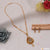 Stunning Design With Diamond Golden Color Necklace Set For Women - Style Lnsa112
