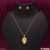 Casual Design Finely Detailed Golden Color Necklace Set for Girls - Style LNSA011