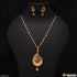Flower with Diamond Chic Design Golden Color Necklace Set for Women - Style LNSA119