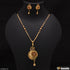 Leaf with Diamond Beautiful Design Gold Plated Necklace Set for Women - Style LNSA135