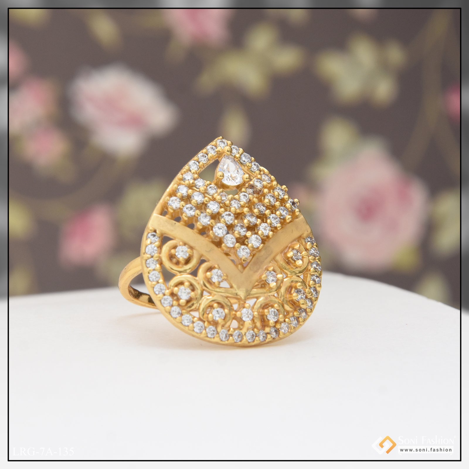 Buy Gem O Sparkle 925 Sterling Silver Butterfly Ring For Girls Women Latest  Ring Jewellery (Gold Plated) Online at Best Prices in India - JioMart.