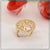 New Style with Diamond Superior Quality Gold Plated Ring for Ladies - Style LRG-136
