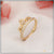 Sparkling Design with Diamond Best Quality Gold Plated Ring for Ladies - Style LRG-137