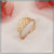 Designer with Diamond Superior Quality Gold Plated Ring for Ladies - Style LRG-138