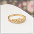 Artisanal Design with Diamond Fancy Design Gold Plated Ring for Ladies - Style LRG-143