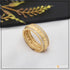 Chic Design with Diamond Graceful Design Gold Plated Ring for Lady - Style LRG-151