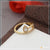 Cool Design with Diamond New Style Gold Plated Ring for Lady - Style LRG-161