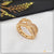 Glamorous Design with Diamond Designer Gold Plated Ring for Ladies - Style LRG-167