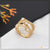 Designer with Diamond Exclusive Design Gold Plated Ring for Women - Style LRG-169