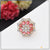 Exclusive Design with Diamond Funky Design Gold Plated Ring for Lady - Style LRG-182