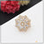 Exclusive Design with Diamond Funky Design Gold Plated Ring for Lady - Style LRG-182