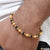 Latest Design Amazing Design Gold Plated Rudraksha Bracelet for Men - Style D099