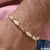 Latest Design Amazing Design Rose Gold Color Bracelet for Men - Style D017