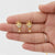 Latest Design with Diamond Fancy Design Gold Plated Earrings for Lady - Style A053