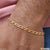 Link Stunning Design Superior Quality Gold Plated Bracelet for Men - Style D042