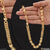 Link With 3D Ball Finely Detailed Design Gold Plated Chain for Men - Style D055