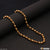 1 Gram Gold High-Quality Brown Gold Plated Rudraksha Mala for Men - Style A179