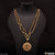 Mala With Mahadev Pendent with Diamond Gold Plated Pendant for Men - Style A106