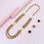 3 Line Expensive-Looking Design High-Quality Gold Plated Mala for Men - Style A370