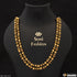 1 Gram Gold Plated 2 Line Latest Design Rudraksha Mala for Men - Style A373