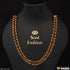 1 Gram Gold Plated 2 Line Popular Design Rudraksha Mala for Men - Style A378