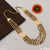 4 Line Attention-Getting Design Gold Plated Rudraksha Mala for Men - Style A379