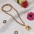 Ganpati With Diamond Gold Plated Rudraksha Mala With Pendant For Men - Style A036