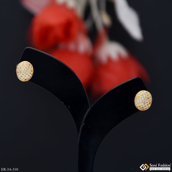 Magnificent Design Gold Plated Earrings for Ladies - Style A310