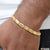 Nawabi Dainty Design Best Quality Gold Plated Bracelet for Men - Style D107