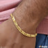 Nawabi Latest Design High-Quality Gold Plated Bracelet for Men - Style D057