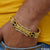 Om Namah Shivay Extraordinary Design Gold Plated Bracelet for Men - Style C963