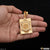 Om with Diamond Casual Design Gold Plated Pendant for Men - Style A753