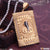 Very Big Size Goga In Texture Background With Diamond Gold Plated Attractive Pendant - Style A492
