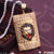 Very Big Size Lion In Texture Background With Diamond Gold Plated Attractive Pendant - Style A494