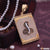 Goga Maharaj Gold Plated Pendant With Square Diamond Background For Men - Style A480