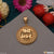 Jai Thakar Round with Diamond Lovely Design High Quality Gold Plated Pendant - Style A232